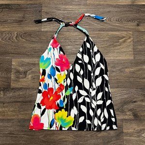 Anne Cole Floral Tankini Swim Top Size Large